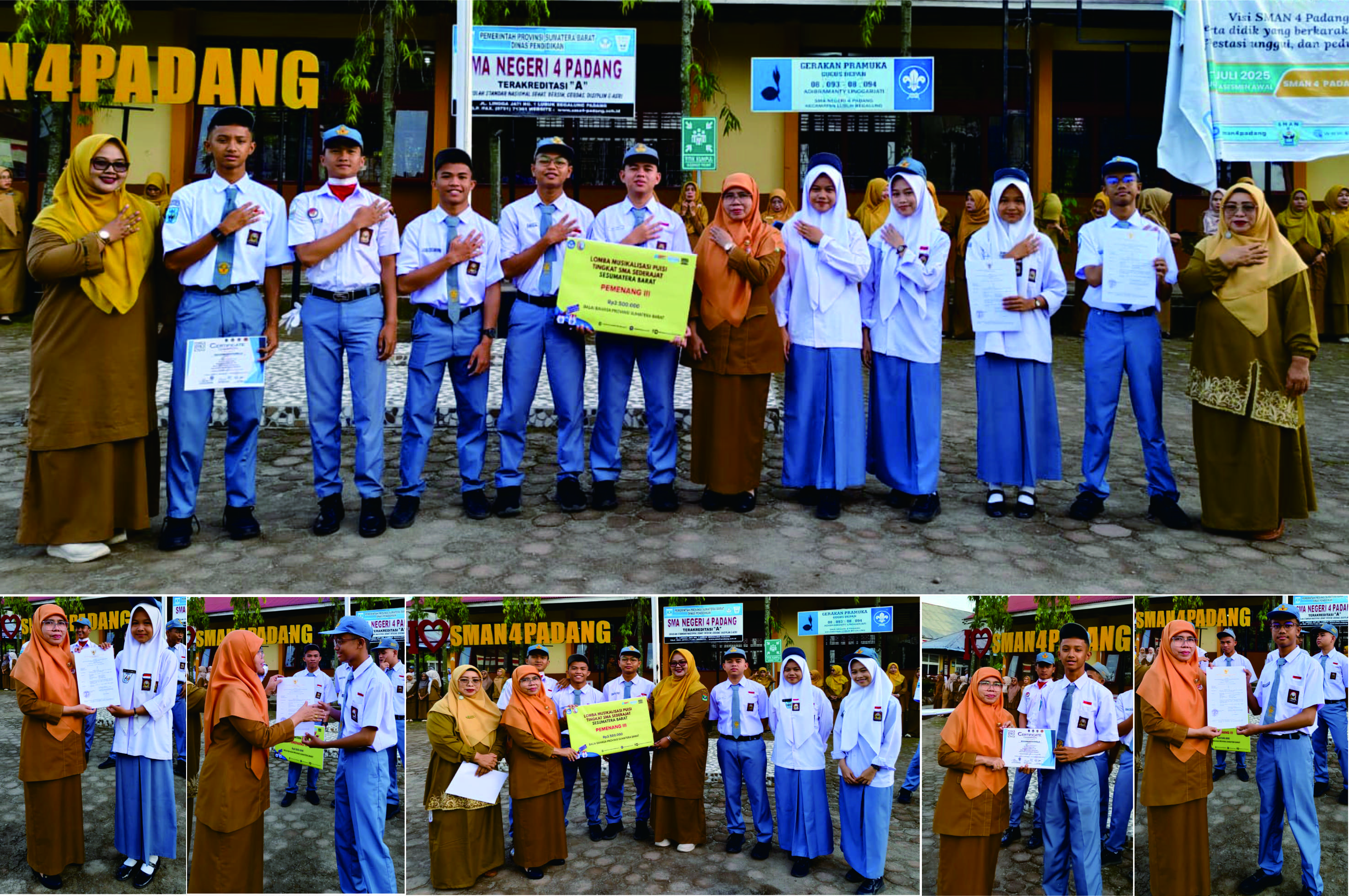 SENIN BERPRESTASI  
SMAN 4 PADANG 
 Senin 04 Agustus 2025