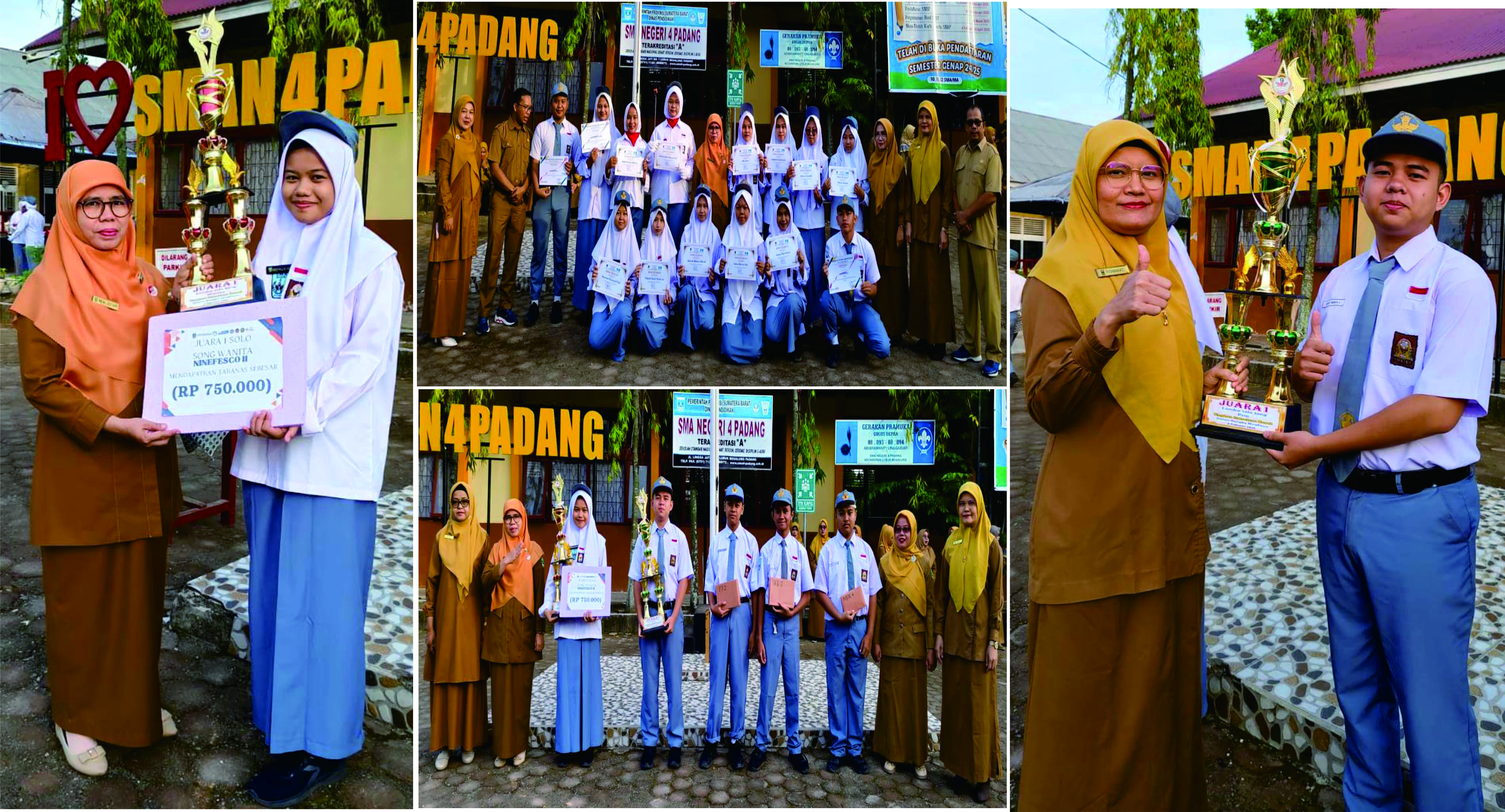 SENIN BERPRESTASI  
SMAN 4 PADANG 
 Senin 10 Februari 2025