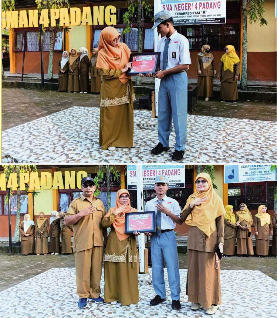 SENIN BERPRESTASI  
 SISWA/I SMAN 4 PADANG 
 Senin 26...