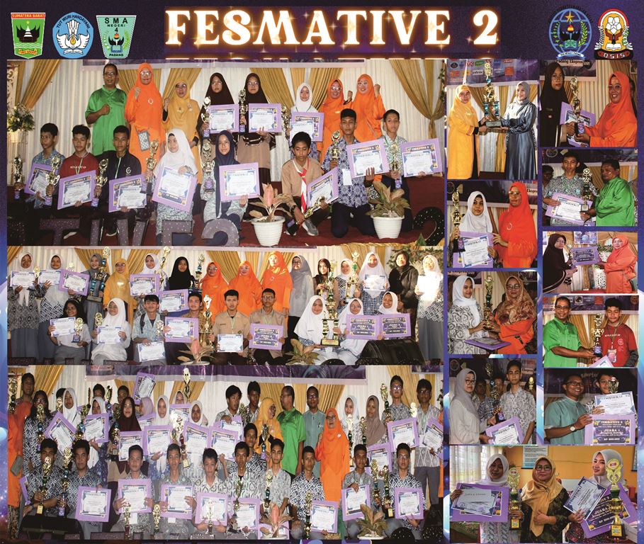 PEMENANG FESMATIVE II
SMAN 4 PADANG
21 Februari 2024