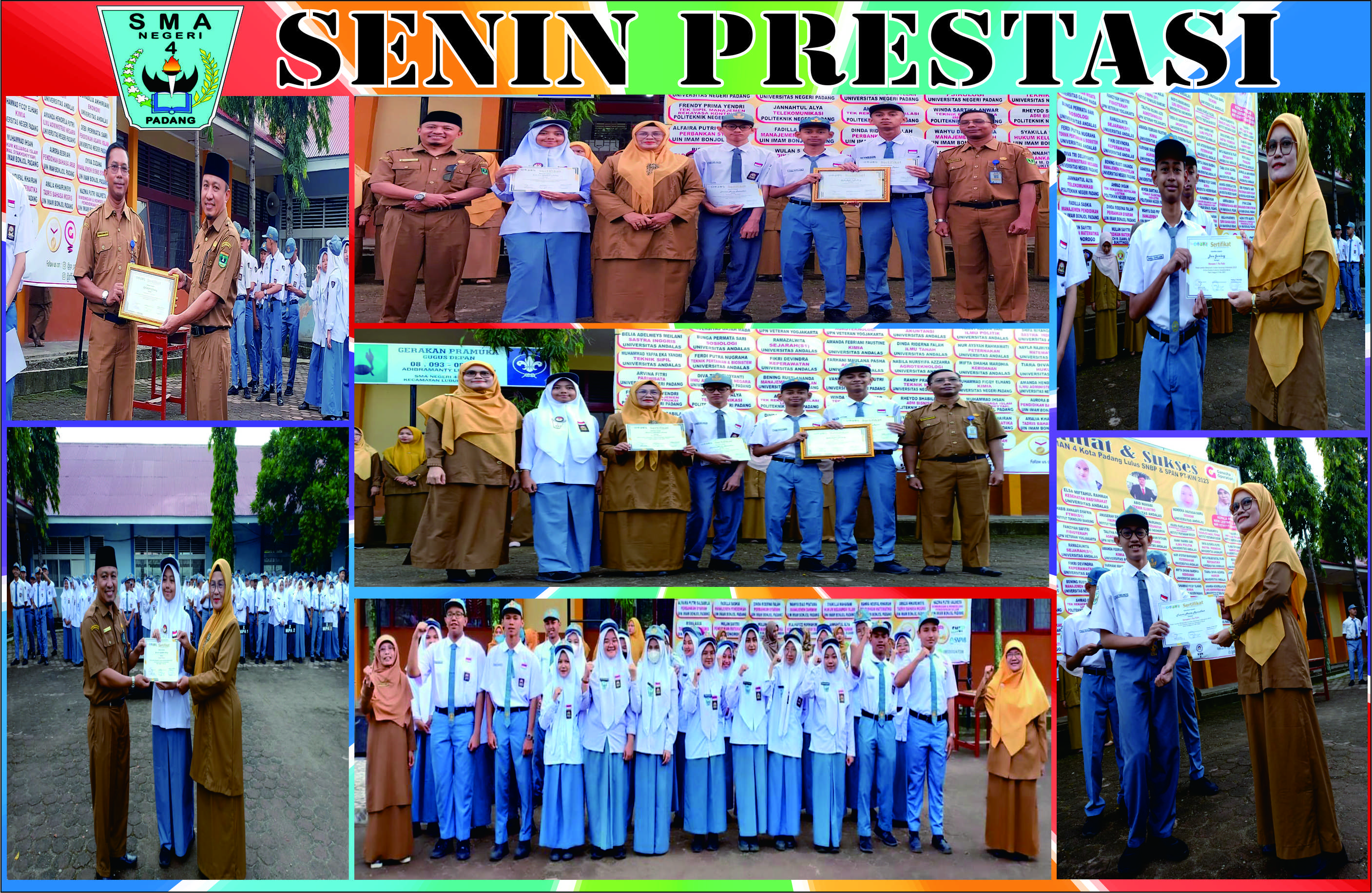 SENIN BERPRESTASI  
 SISWA/I SMAN 4 PADANG 
 Senin 29 Mei...