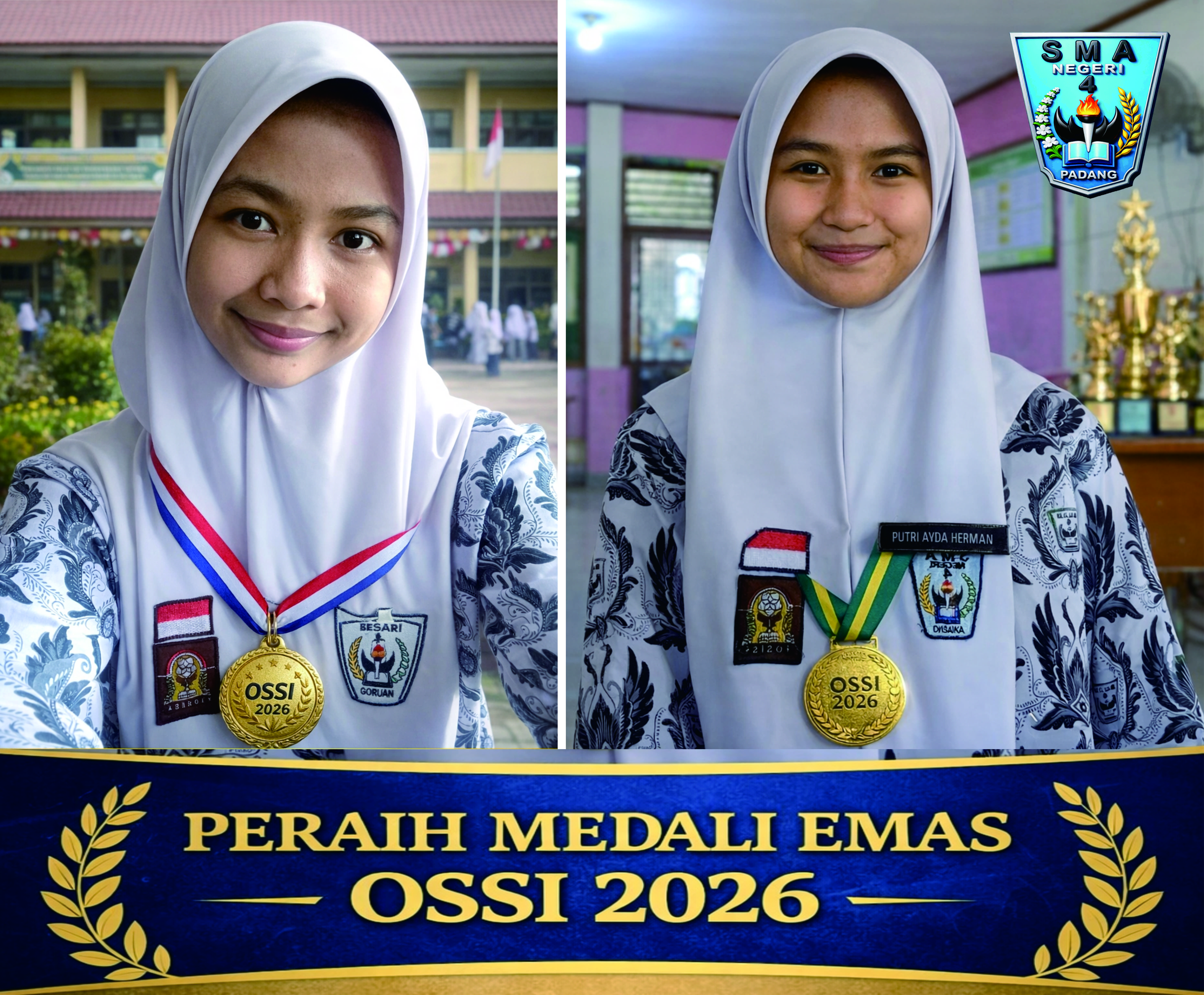 SISWA BERPRESTASI  
SMAN 4 PADANG 
 RABU 24 FEBRUARI 2026