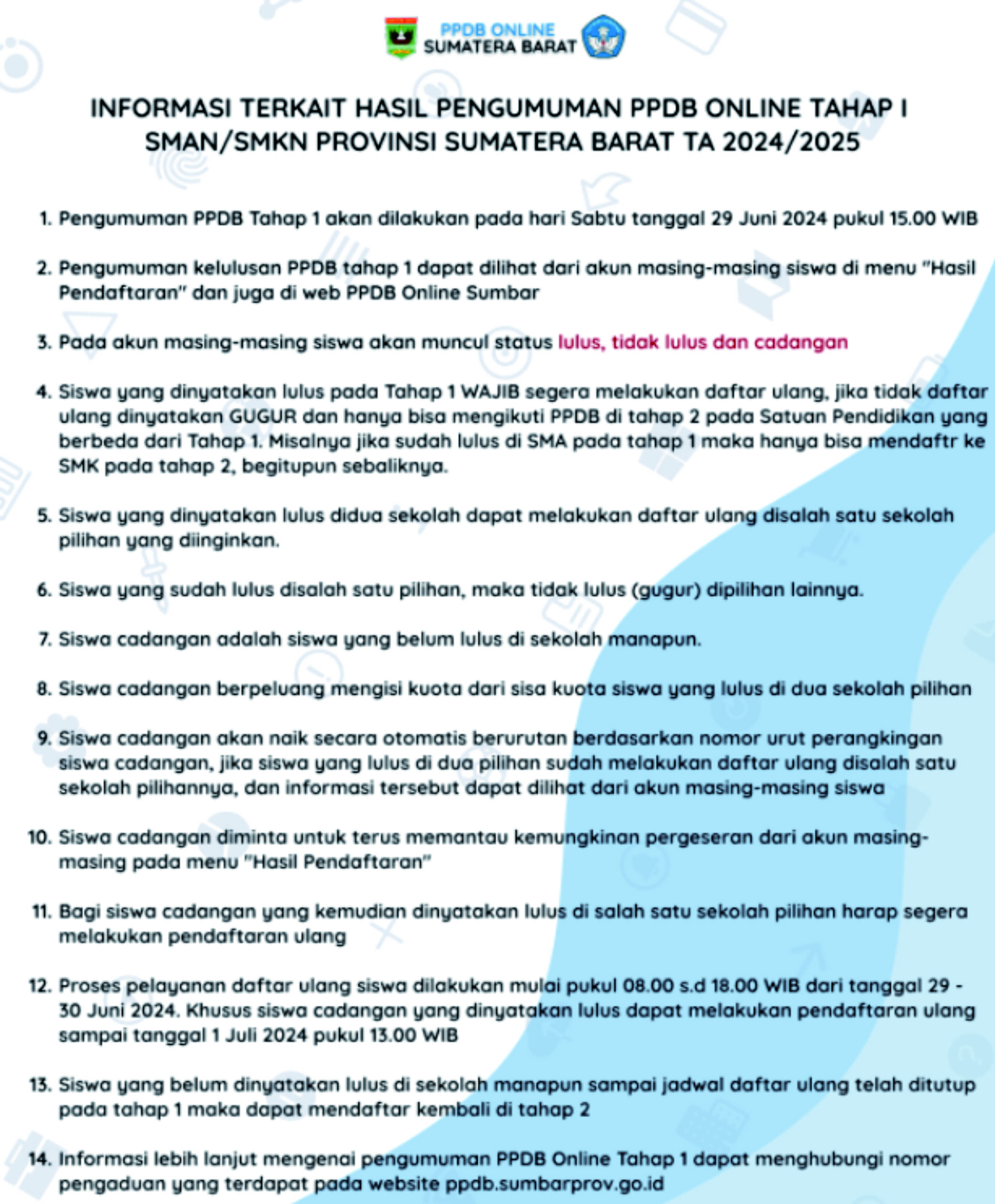 INFORMASI PPDB SEMENTARA 
 SMA NEGERI 4 PADANG Tahun...