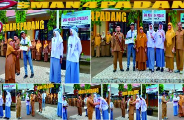 SENIN BERPRESTASI  
 SISWA/I SMAN 4 PADANG 
 Senin 24 Juli 2023