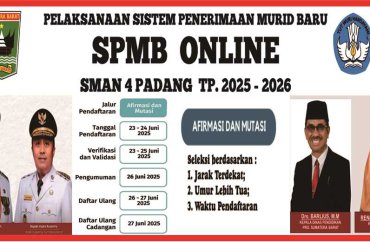 SPMB TAHAP I 
JALUR AFIRMASI DAN MUTASI 
SMAN 4 PADANG 
TAHUN AJARAN 2025/2026