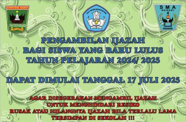 PENGAMBILAN IJAZAH DENGAN ATURAN TERBARU