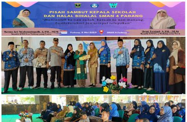 ACARA PISAH SAMBUT RETNO SRI WAHYUNINGSIH, S.Pd, MM DENGAN RENI LESTARI, S.Pd, M.Si  
 ...
