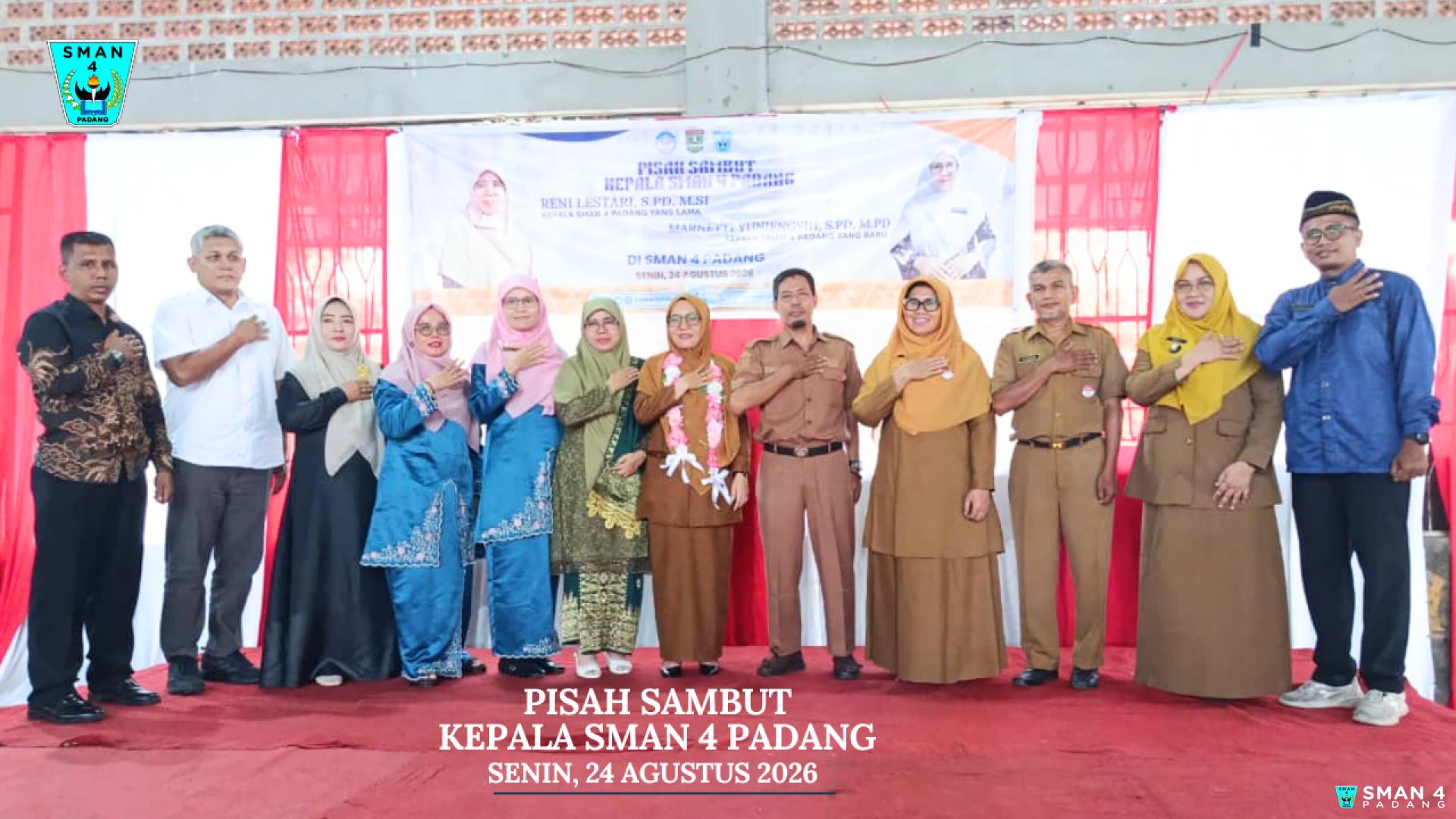 Pisah Sambut Kepala SMAN 4 Padang