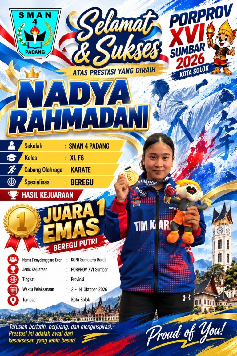 Prestasi Olahraga: Taklukkan Matras Tatami, Nadya Rahmadani...