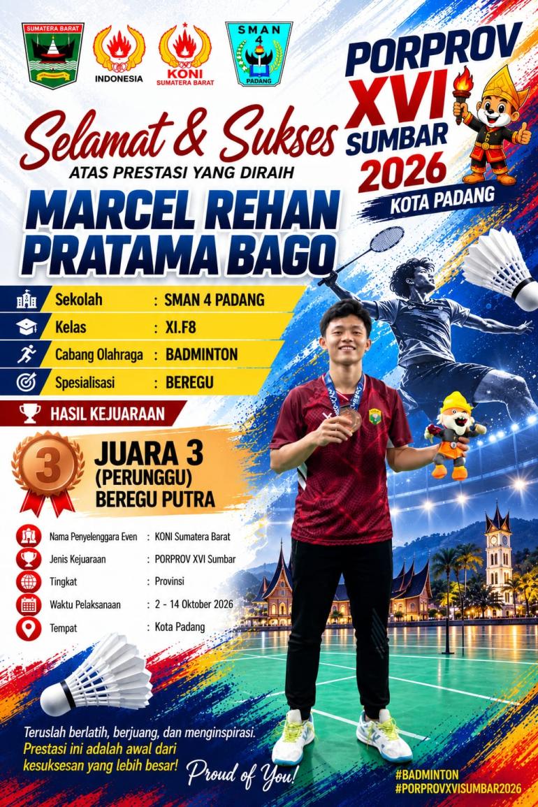 Prestasi Olahraga: Unjuk Ketangkasan, Marcel Rehan Pratama...