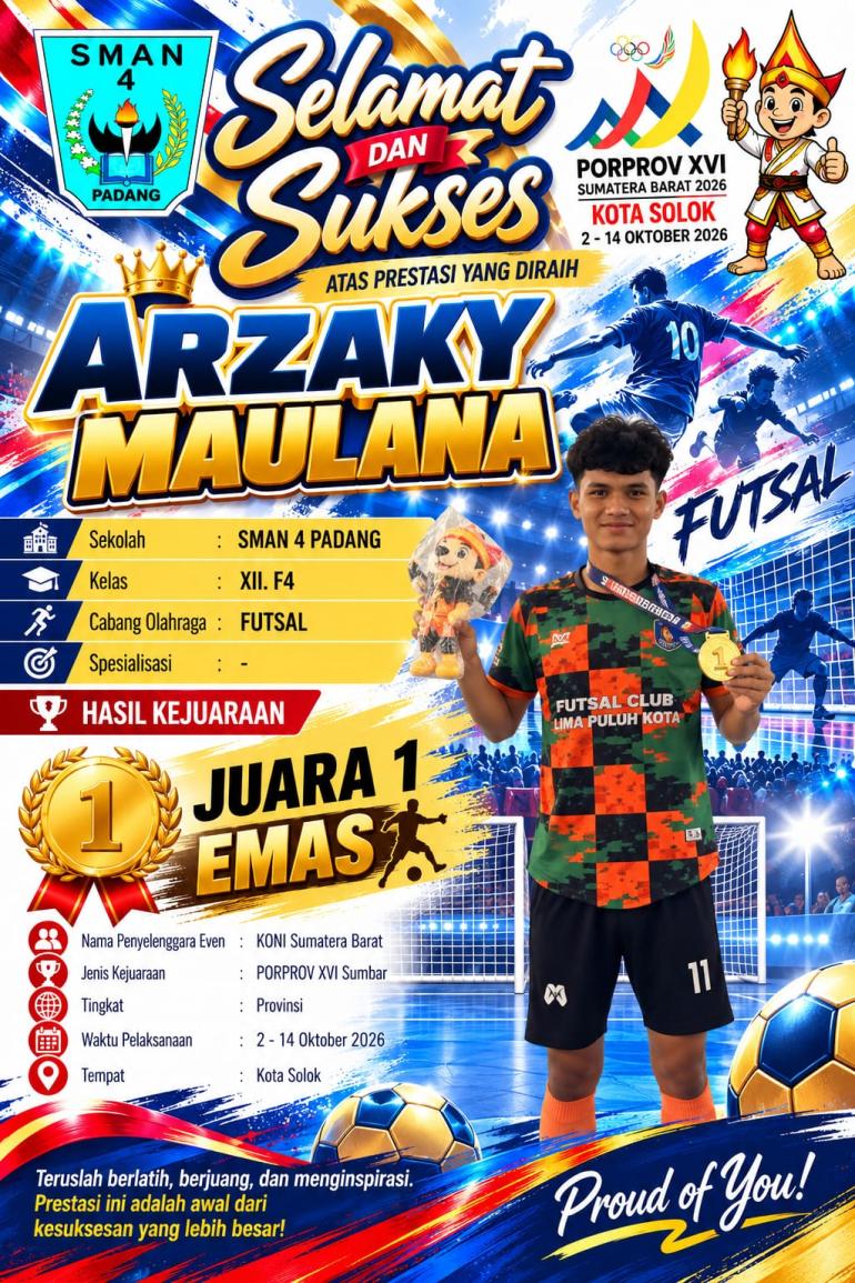 Prestasi Olahraga: Berkat Rudal Presisi di Lapangan Futsal,...