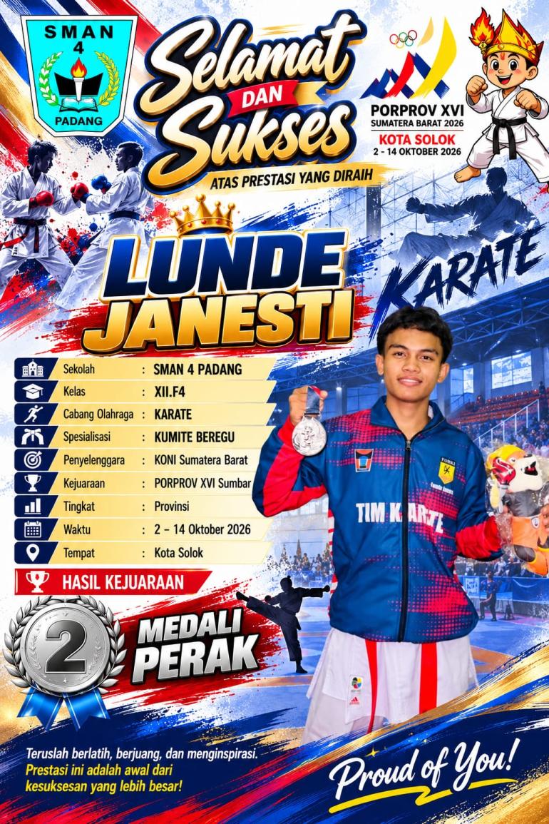 Prestasi Olahraga: Kuda-Kuda Kokoh Lunde Janesti,...