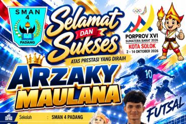 Prestasi Olahraga: Berkat Rudal Presisi di Lapangan Futsal, Arzaki maulana Raih Medali...